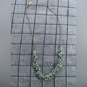 LOFT statement blue necklace-